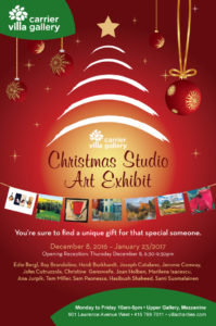 Christmas Studio Art Exhibit