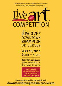 Live Art Competition September 10 2016